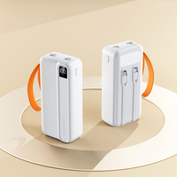 Batterie externe 50000mAh/30000mAh PD 20W + 22.5W à charge rapide avec écran LED pour iPhone 18 Pro Max