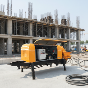 CE認証取得済みガソリン式コンクリートポンプ自動モルタル吹付壁プラスター機セメント用コンクリートポンプ - Product Image 2