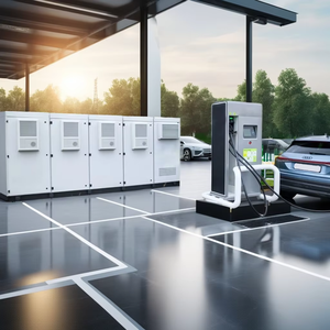 Estación de Energía Solar de 200kW para Carga de Vehículos Eléctricos con Sistema de Almacenamiento de Energía de Batería de 300kWh, Cargador CC/CC de Alta Eficiencia de 180kW - Product Image 1