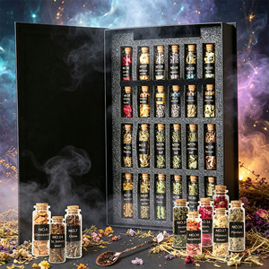 Healing <strong>Witchcraft</strong> <strong>Herbs</strong> in Jars <strong>Herbs</strong> in a Bottle Indoor Home Decor Lucky Wishes Bottle Set Children Souvenir Gifts - Product Image 2