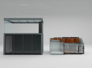 ตู้ปลาตู้ปลาทำจากไฟเบอร์กลาสแก้วใสเป็นพิเศษตู้ปลาตู้ปลาสีขาว & อุปกรณ์เสริมหน้าจอทรงหัวกระสุน - Product Image 6