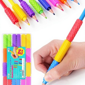 Couvre-stylos en silicone transfrontaliers les plus vendus – Conception segmentée professionnelle sur mesure, fonction correctrice, écologique - Product Image 1