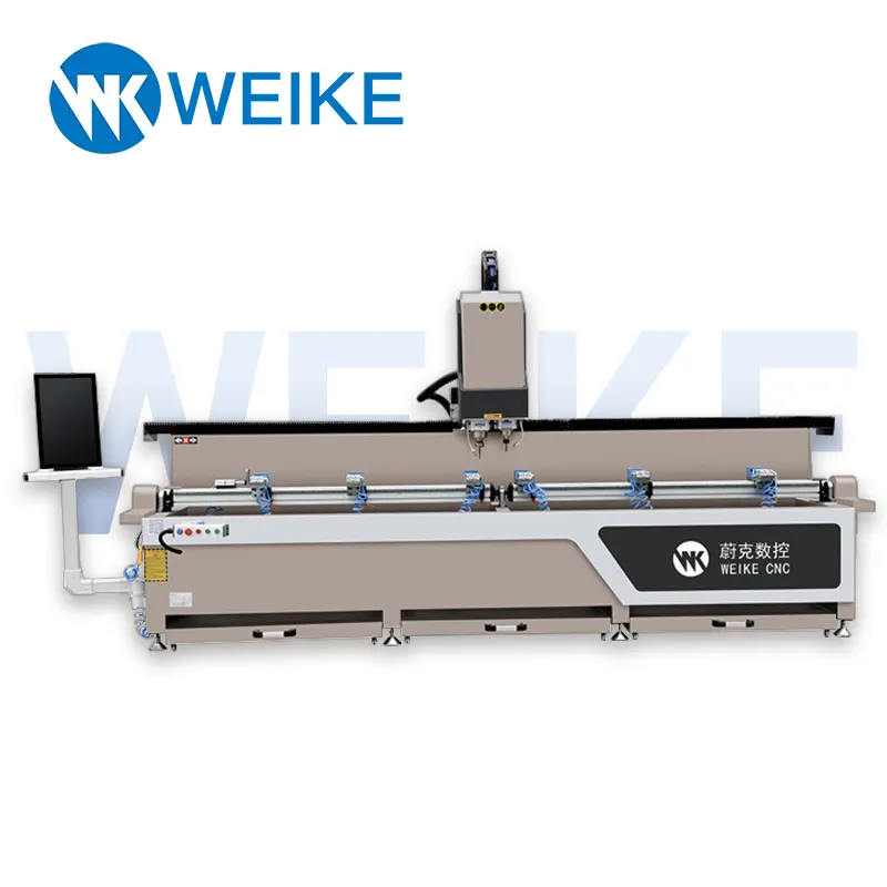 WEIKE CNC алюминиевый сверлильный и фрезерный центр для установки запорного отверстия монтажное отверстие машина для изготовления отверстий