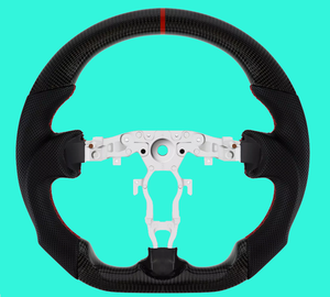 Volante LED de Fibra de Carbono para <span class=keywords><strong>Nissan</strong></span> 370Z Sylphy 370Z FX35 FX37 FX30D QX70 QX70D <span class=keywords><strong>JUKE</strong></span> 2009-2020 - Product Image 3