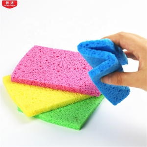 Lot de 2 éponges de nettoyage multi-usages pour le visage et la cuisine, en matières végétales naturelles, écologiques et 100 % biodégradables - Product Image 5
