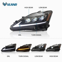 Kit de conversion de phares avant VLAND, phares LED avant pour LEXUS IS250 IS350 ISF 2006 2007 2008 2009 2010 2011 2012