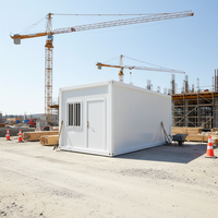 Maisons conteneurs en acier à motifs imitation bois, démontables, pour usage scolaire, commercial, de bureau, unités résidentielles polyvalentes