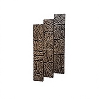 Mini carreaux modulaires en pierre PU, parfaits pour les murs d'accentuation, les monte-escaliers et les fonds de présentation en magasin, résistants au soleil et à la poussière
