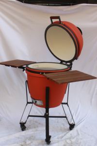 Rôtissoire à œufs Kamado 24 pouces <span class=keywords><strong>Barbecue</strong></span>/<span class=keywords><strong>Barbecue</strong></span> à charbon de bois extérieur Portable Bbq Stov Céramique Kamado Grill - Product Image 2