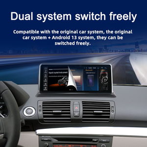 QCM6125 안드로이드 14 128GB DSP GPS 자동차 스테레오 플레이어 BMW 1 시리즈 E81/E82/E87 카플레이 자동 - Product Image 5