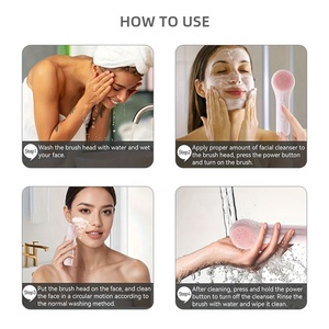 <span class=keywords><strong>Brosse</strong></span> <span class=keywords><strong>nettoyante</strong></span> pour le <span class=keywords><strong>visage</strong></span> en silicone à main, best-seller, électrique, étanche IPX7, vibration, massage chauffant, <span class=keywords><strong>brosse</strong></span> <span class=keywords><strong>nettoyante</strong></span> pour le <span class=keywords><strong>visage</strong></span> - Product Image 5