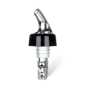 Verseur de bouteille doseuse automatique, couleur transparente de haute qualité verseur de bouteille de liqueur en plastique à prise rapide d'alcool - Product Image 3