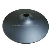 RZS personnalisé 550MM DIA métal trompette chaise Base pour Salon barbier chaise utilisation polyvalente dans l'école hôpital salon extérieur
