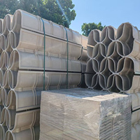 Caniveau de drainage en PRV (Plastique Renforcé de Fibres de Verre) pour la collecte des eaux de surface, travaux routiers et aménagements paysagers