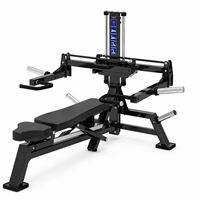 Machine de musculation à charge libre de haute qualité pour press à la poitrine horizontale avec siège réglable pour entraînement centralisé