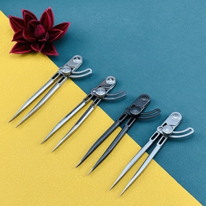 Calibre de espaciado Artesanal de cuero profesional Ranurador de borde de precisión con cabeza pulida fina para cuero DIY y fabricación de zapatos - Product Image 2