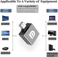 Adaptateur Mini vers 8K 60Hz compatible HDR pour MacBook Pro Air Surface, moniteurs de jeu, Plug & Play pour haut-parleurs