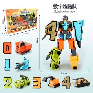 Hy Toys0-9 lắp ráp phù hợp với kỹ thuật số Morphing Đồ chơi robot cậu bé mô hình bán buôn - Product Image 4