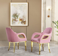 Table et chaises de salle à manger design noir de luxe italien, fauteuil d'hôtel, mobilier de Foshan