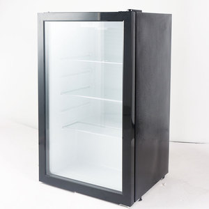 Mini-réfrigérateur compact multifonctionnel de 3,2 pieds cubes avec porte en verre trempé pour VR, hôtel, usage domestique, boissons, légumes/fruits - Product Image 1