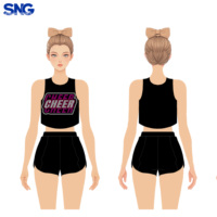Tenues de cheerleading pour jeunes garçons, costumes de jour de match, kits en spandex et polyester blancs, service OEM