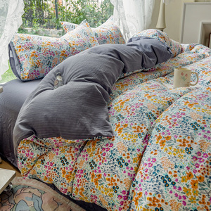 Wholesale 4pcs <strong>Queen</strong> King <strong>Bedding</strong> Sets Printed Cotton <strong>Bedding</strong> Set for Home Use - Product Image 2