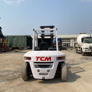 משומש מלגזה tcm 5ton מיני מלגזה מחוץ לכביש מחיר טוב מלגזה יד שנייה למכירה - Product Image 2