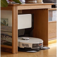 Meuble TV de luxe moderne en bois massif, meuble de salon fait main en bois de cerisier, console de rangement minimaliste écologique