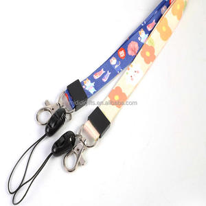 Cordones <span class=keywords><strong>de</strong></span> poliéster personalizados Impresión a todo color Correas para el cuello con logotipo Llavero personalizado con tarjeteros Fábrica <span class=keywords><strong>de</strong></span> aprobación <span class=keywords><strong>de</strong></span> <span class=keywords><strong>Disney</strong></span> - Product Image 5