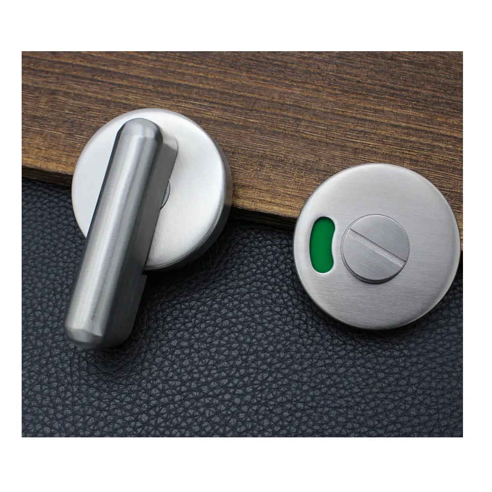 Solid casting Stainless steel 304 indicator privacy bolt public bathroom door lock
