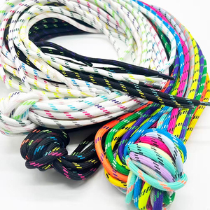 Tali Sepatu Polyester 100% Ramah Lingkungan, Berlapis, Dua Warna, Berkualitas Tinggi untuk Pakaian Olahraga, DIY Topi, Tas, Sepatu - Product Image 4