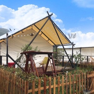 Outdoor Luxury Camping <b>Tent</b> 6-8 Person Diagonal Bracing Oxford Fabric Four-season Double Layer <b>Large</b> Space <b>Tent</b> - Product Image 3