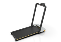 Tapis de marche électrique portable et pliable avec écran LED et poignée latérale, sans test de fréquence cardiaque, pour la maison et la remise en forme