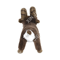 Jouet en peluche en laine de montagne noire en coton PP à succès, jouet en peluche en laine de montagne noire personnalisable, jouet en laine de montagne noire