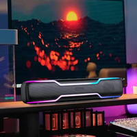 Haut-parleur Bluetooth lumière Led pour PC Soundbar Gaming Haut-parleurs Bluetooth