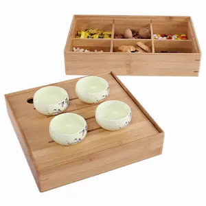 木质方形干果盒婚庆糖果盒竹木创意盒