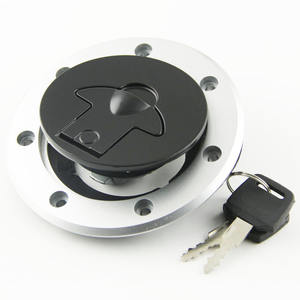 Tapa de Tanque de Combustible de Gasolina para Motocicleta de Alta Calidad con Cierre para 51049-0018 Kawasaki KLE250 <span class=keywords><strong>Anhelo</strong></span> KLE400 KLE500 ZR250 BALIUS ZR400 - Product Image 1