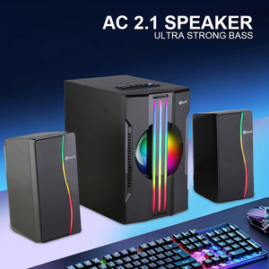 Kisonli TM-9100A <span class=keywords><strong>PC</strong></span> 2.1 màu xanh răng <span class=keywords><strong>Woofer</strong></span> loa với điều khiển từ xa - Product Image 4