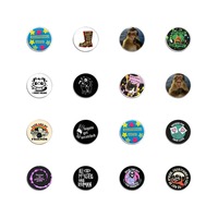 Bros Pin Cetak POD Pola Unik Kutipan Pop Art Untuk Pakaian Kasual Dan Hiasan Dekoratif Tas Ransel