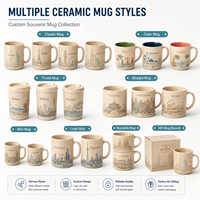 Mug souvenir anti-fuite en porcelaine fine de Dubaï, Émirats arabes unis, Burj Khalifa, avec cuillère, motif skyline, compatible micro-ondes et lave-vaisselle, thème monument