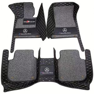 พรมปูพื้นรถยนต์แบบสั่งทำพิเศษ Ekr Custom Fit หนา 10 มม. ผลิตจากหนัง TPE ชุดเต็ม 4 ชิ้น สำหรับรถยนต์ Tesla Volkswagen - Product Image 1