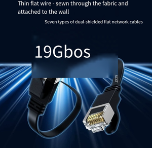 Câble Ethernet Cat7 10 Gigabit transfrontalier pour connexion haut débit <span class=keywords><strong>informatique</strong></span>, routeur réseau domestique haute vitesse Cat7 - Product Image 4