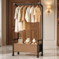 Porte-manteau sur pied, support de rangement pour vêtements, support pour robes de mariée, présentoir métallique sur pied pour vêtements