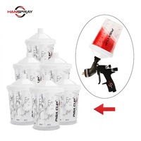 Kit de gobelets de mélange de peinture jetables de 800 ml pour pistolet de pulvérisation HVLP - Pulvérisateur de peinture industriel