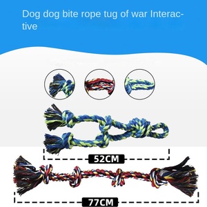 Juguetes de Cuerda para Perros Resistentes y Ecológicos de Algodón, Hechos a Medida en Fábrica, para Perros Mordedores Agresivos - Product Image 3