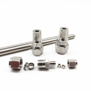 Raccords de tuyauterie réducteurs à double ferrule en acier inoxydable 304, 3mm 6mm 8mm 10mm, pour circuit de gaz, raccord droit - Product Image 2