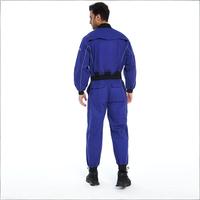 Combinaison de mécanicien à taille élastique pour homme |   Combinaison de travail réfléchissante multi-poches pour la réparation automobile, la course, l'entretien industriel