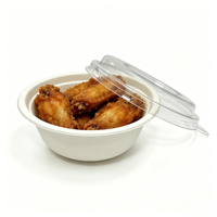 Boîtes en bagasse personnalisables, biodégradables, jetables, recyclables, de qualité alimentaire, sûres pour les repas bento et la restauration rapide, avec couvercles