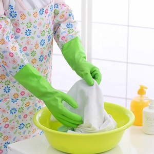 Multi-purpose reusable fancy long Silicone dishwasher household rubber gloves - Product Image 5