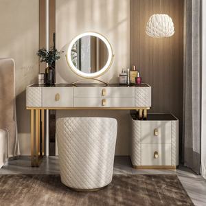 Muebles modernos <span class=keywords><strong>de</strong></span> acero inoxidable para dormitorio, <span class=keywords><strong>tocador</strong></span> <span class=keywords><strong>de</strong></span> piedra <span class=keywords><strong>de</strong></span> lujo verde <span class=keywords><strong>Amazon</strong></span> con espejo para dormitorio, <span class=keywords><strong>tocador</strong></span> <span class=keywords><strong>de</strong></span> <span class=keywords><strong>maquillaje</strong></span> - Product Image 5